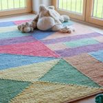 Teppich Cavalino-Ceritusvon Chiemgauer Weberei in Wohnzimmer
